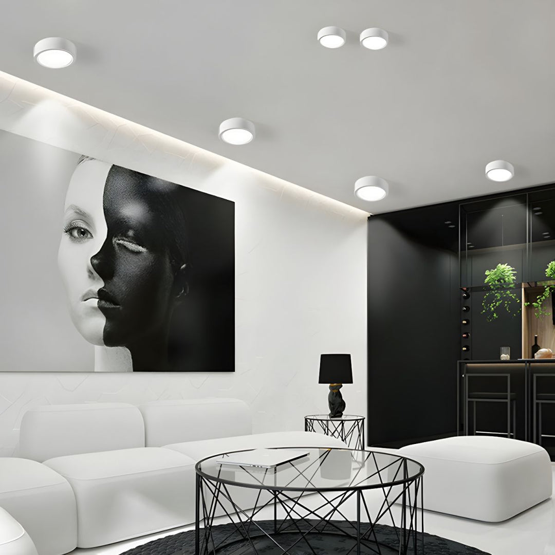 LED Opbouw Plafondlamp Rond – Compacte Downlight