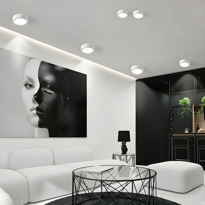 LED Opbouw Plafondlamp Rond – Compacte Downlight