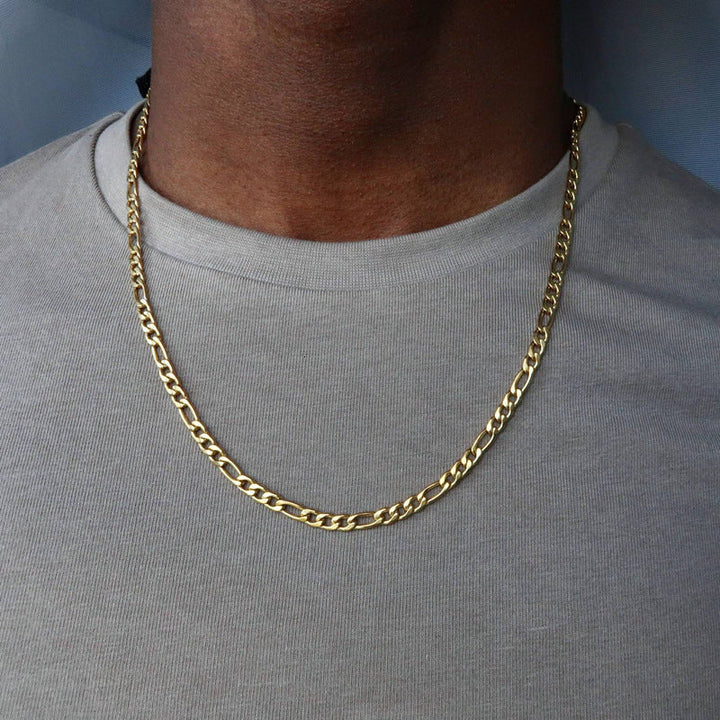Herenketting – Roestvrij Staal Schakelketting &amp; Keuze uit Meerdere Lengtes