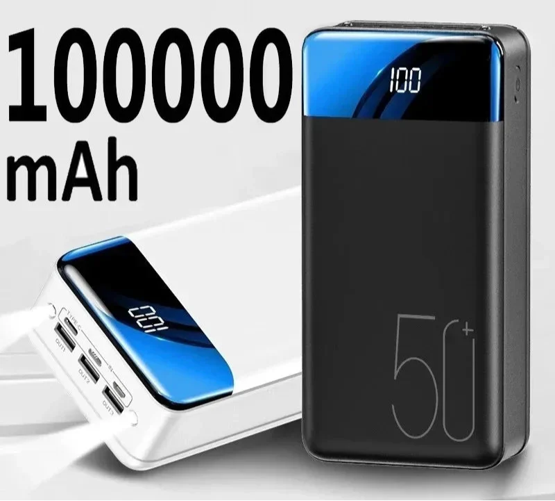 Energix – Powerbank 50.000 mAh ricarica rapida – viaggi & situazioni di emergenza