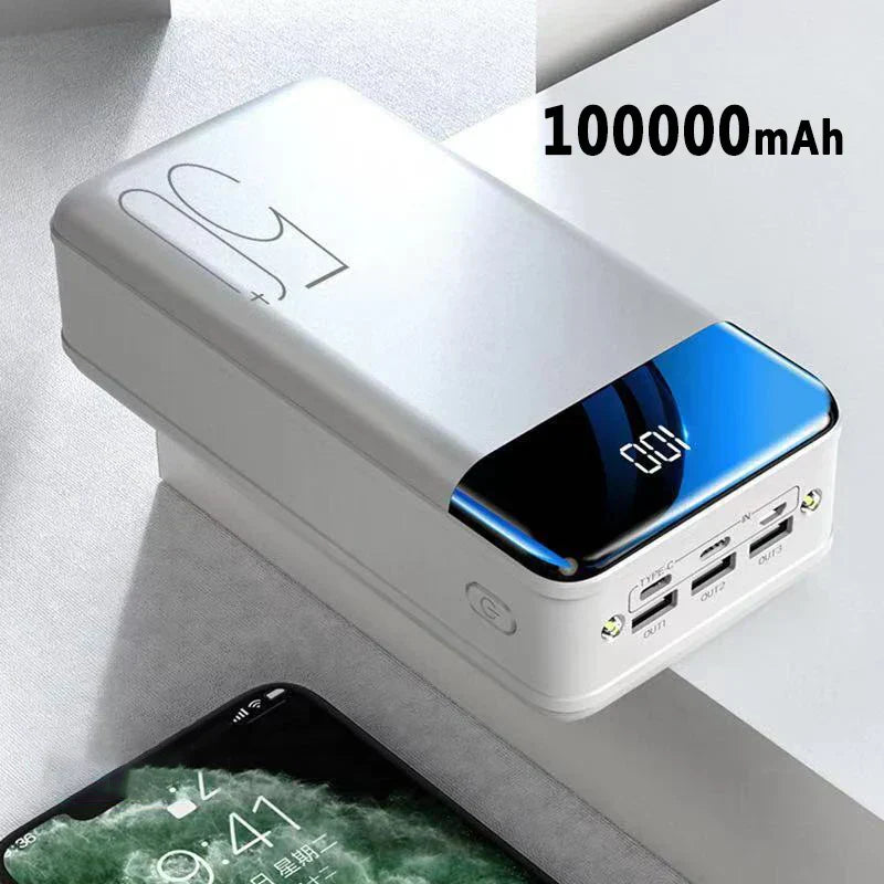 Energix – Powerbank 50.000 mAh ricarica rapida – viaggi & situazioni di emergenza