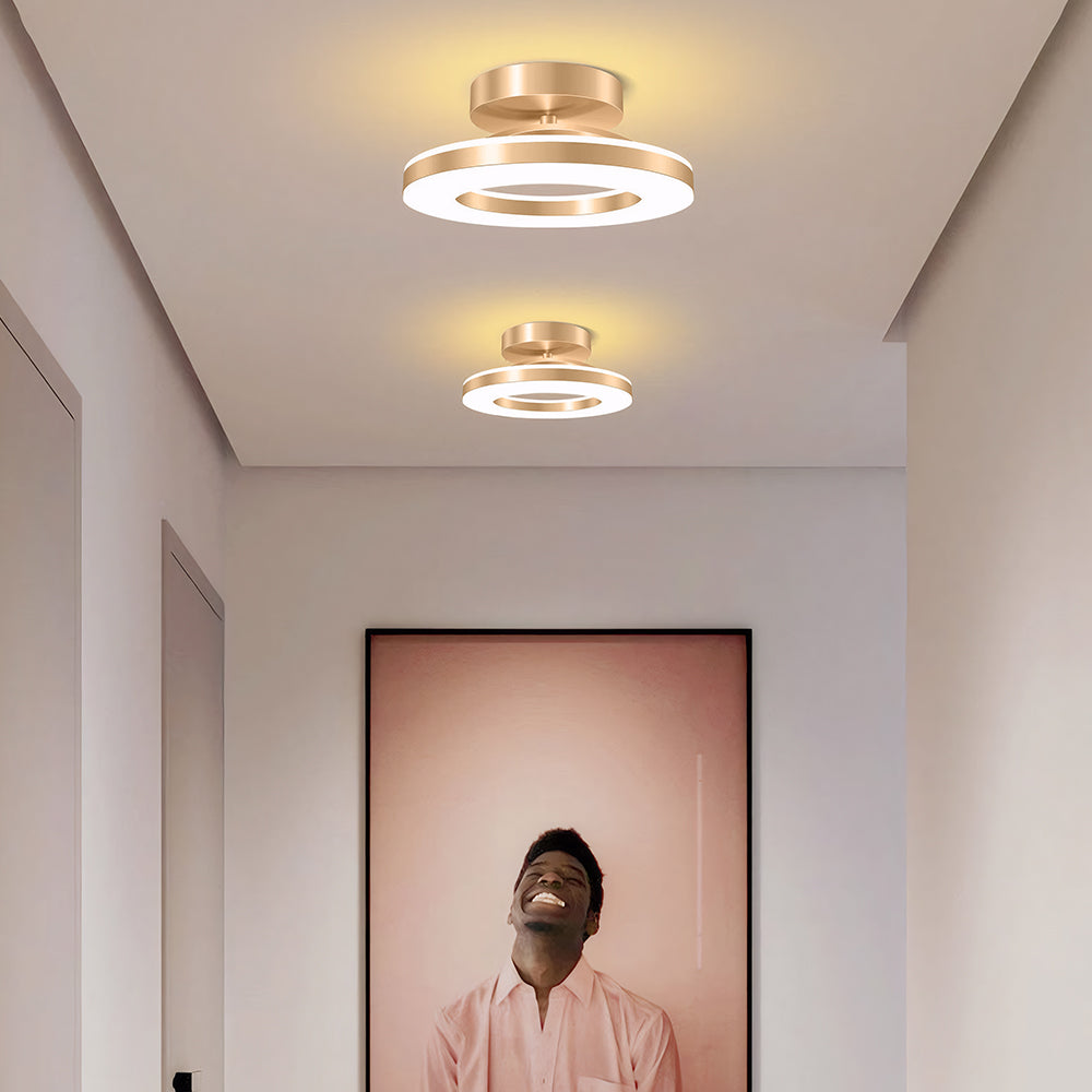 Aurion Plafondlamp – Luxe Gouden Design van IJzer met Energiezuinige LED-Verlichting