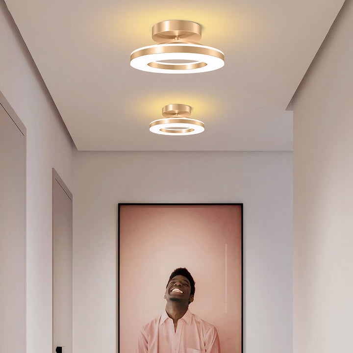 Aurion Plafondlamp – Luxe Gouden Design van IJzer met Energiezuinige LED-Verlichting