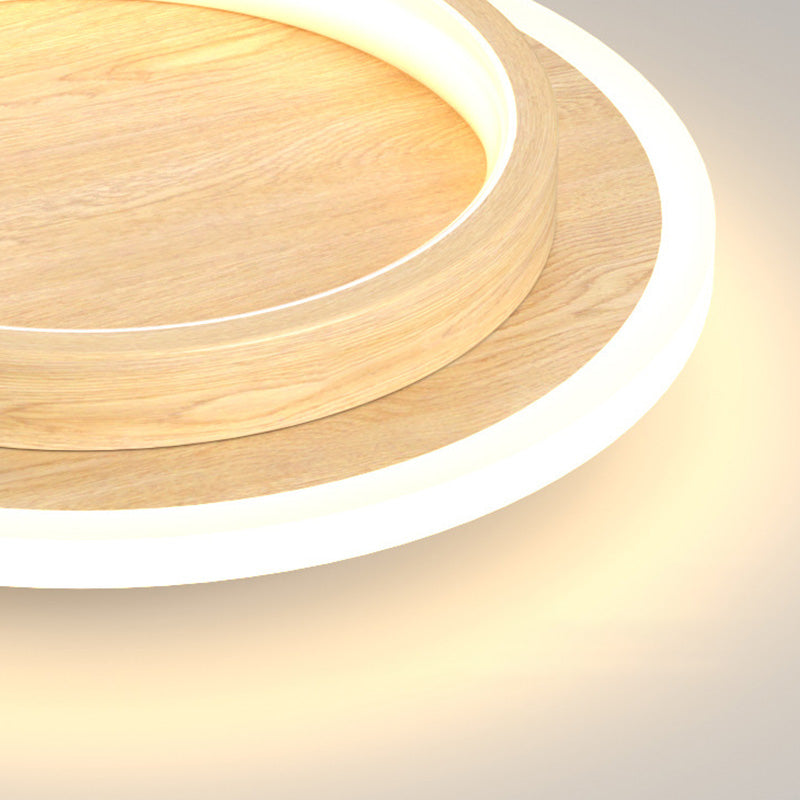 Eldaro Lámpara de techo – Lámpara de techo LED redonda de metal y acrílico con diseño moderno minimalista