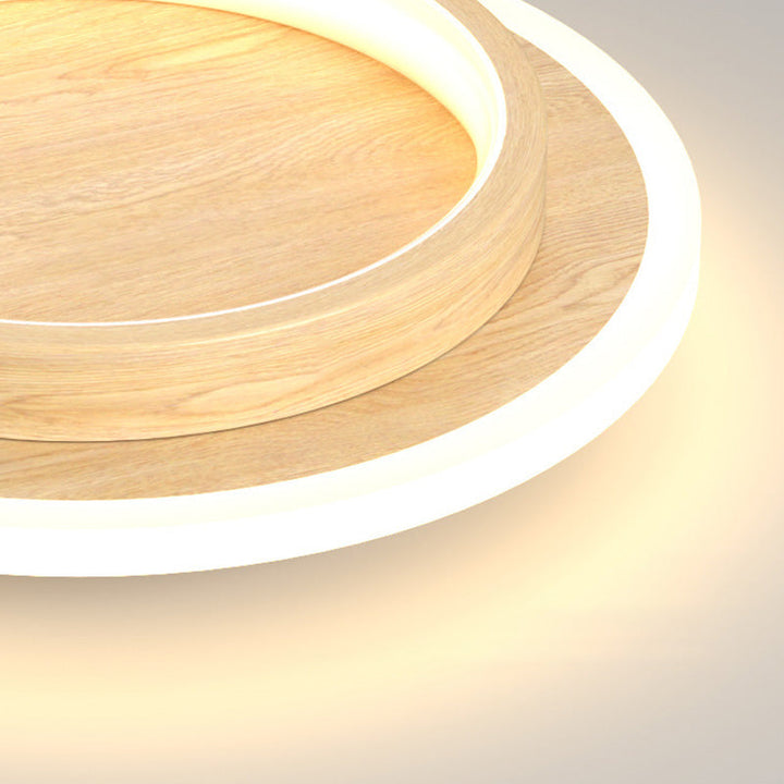 Eldaro Lámpara de techo – Lámpara de techo LED redonda de metal y acrílico con diseño moderno minimalista