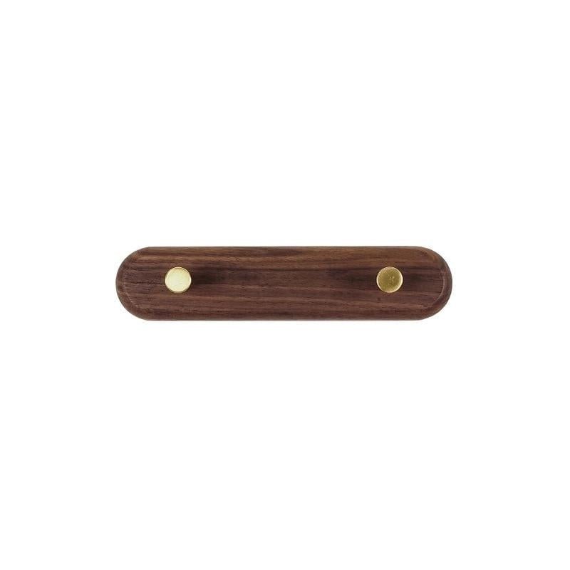 NordicHook – Houten Wandkapstok met Messing Haken – Moderne Woonopslag