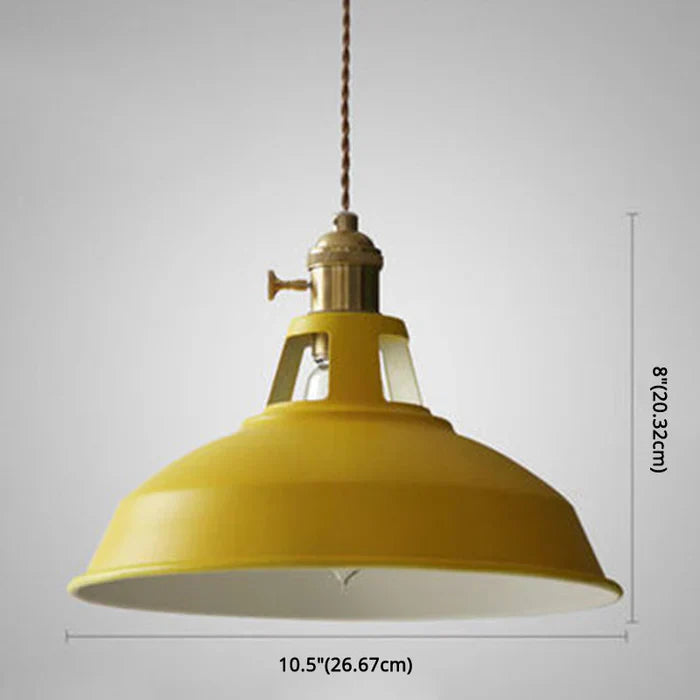 Lámpara colgante IronGlow – Lámpara metálica industrial con diseño retro y cadena ajustable