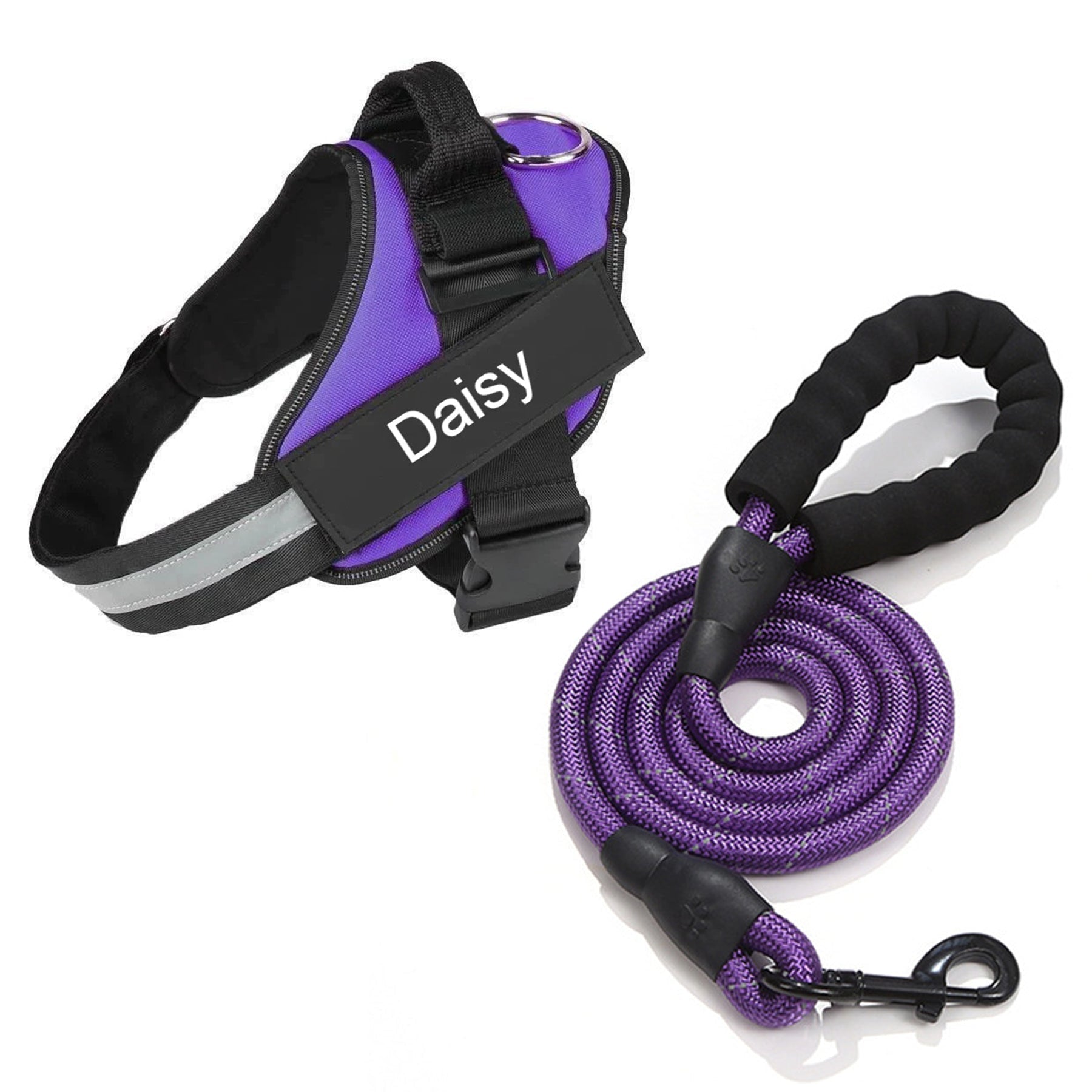 Dogura – Arnés para Perro Anti-Trek Reflectante y Cómodo con Nombre
