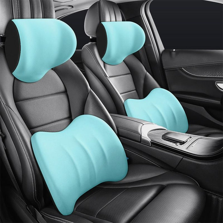 AutoEase ComfortRide Set – Ergonomisch Geheugenschuim Kussen voor Auto’s