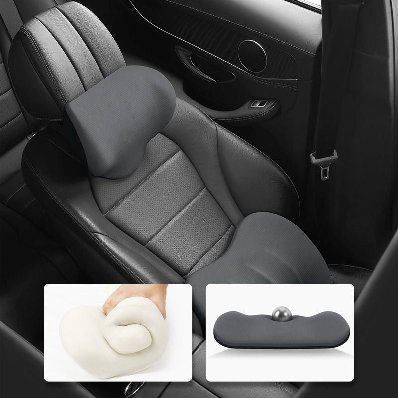 AutoEase ComfortRide Set – Coixí ergonòmic de memòria per a cotxes
