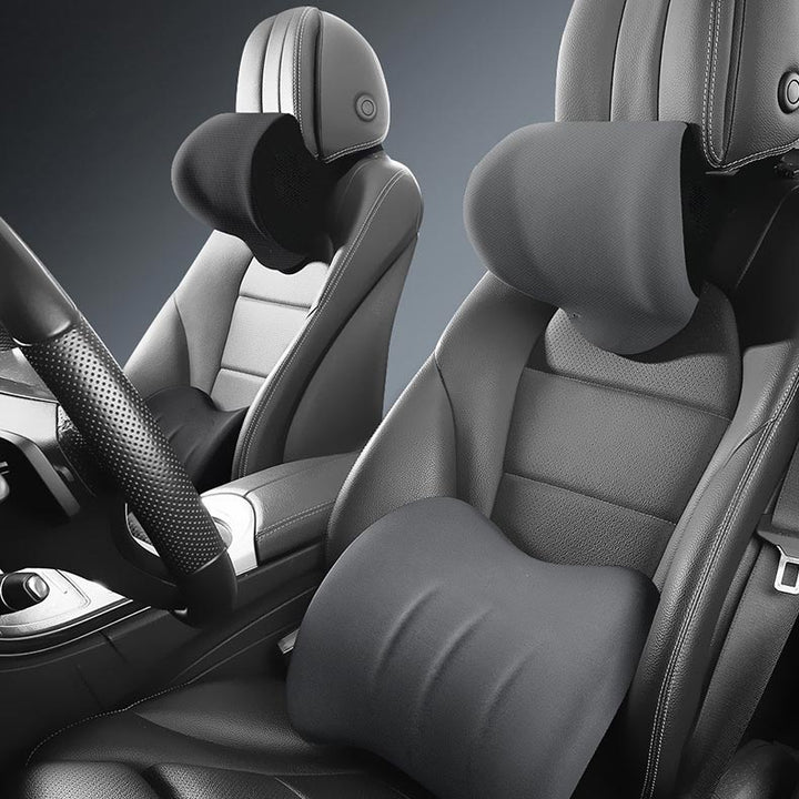 AutoEase ComfortRide Set – Ergonomisch Geheugenschuim Kussen voor Auto’s