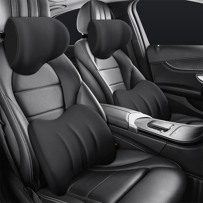 AutoEase ComfortRide Set – Ergonomisch Geheugenschuim Kussen voor Auto’s