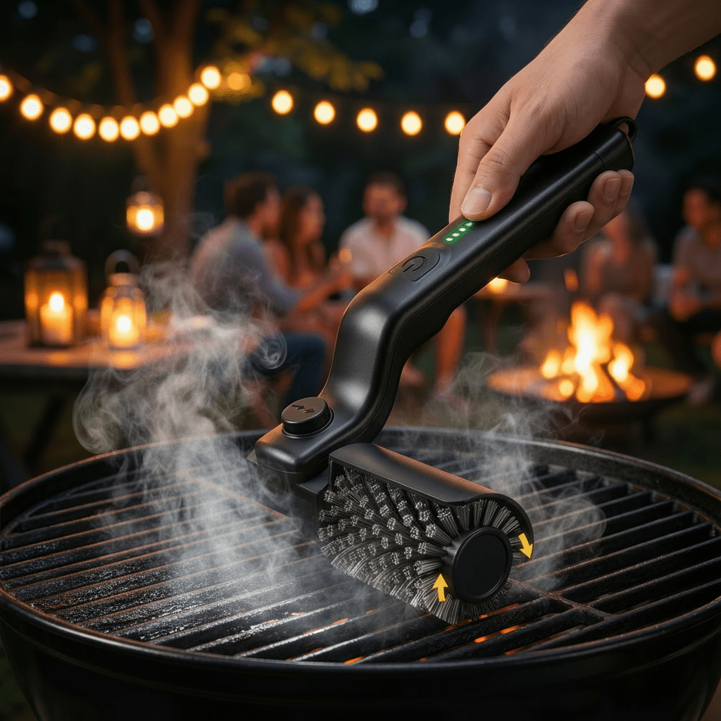 BBQTORQUE – Electric Grill Cleaning Tool with 3 Speeds Vestragear