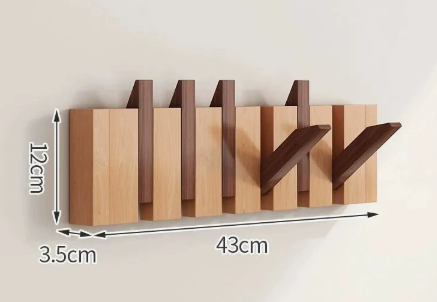 Wandkapstok hout – Inklapbare haken en ruimtebesparend design VestraGear