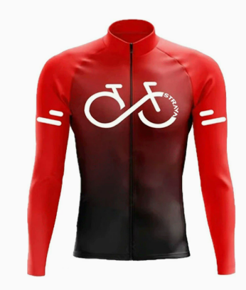 Wielerset Heren – Lange Mouwen Fietsshirt met Bibbroek en Ademend Materiaal Vestragear