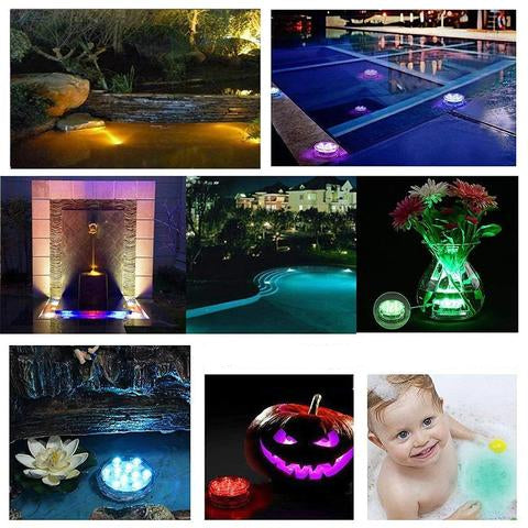 AquaGlow Waterdichte LED Verlichting – Oplaadbaar, Kleurrijk &amp; Geschikt voor Vijver of Zwembad (Copy) VestraGear