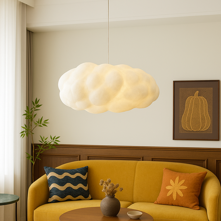 Nuvia Suspension – Design organique en forme de nuage avec éclairage LED doux et hauteur réglable
