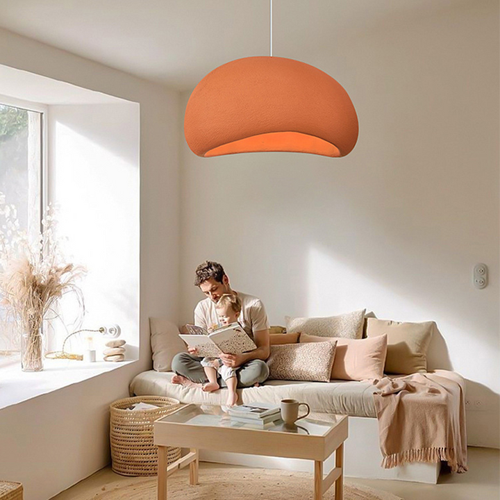 Serinori – Lámpara colgante Wabi Sabi diseño de nubes – Luz japonesa relajante