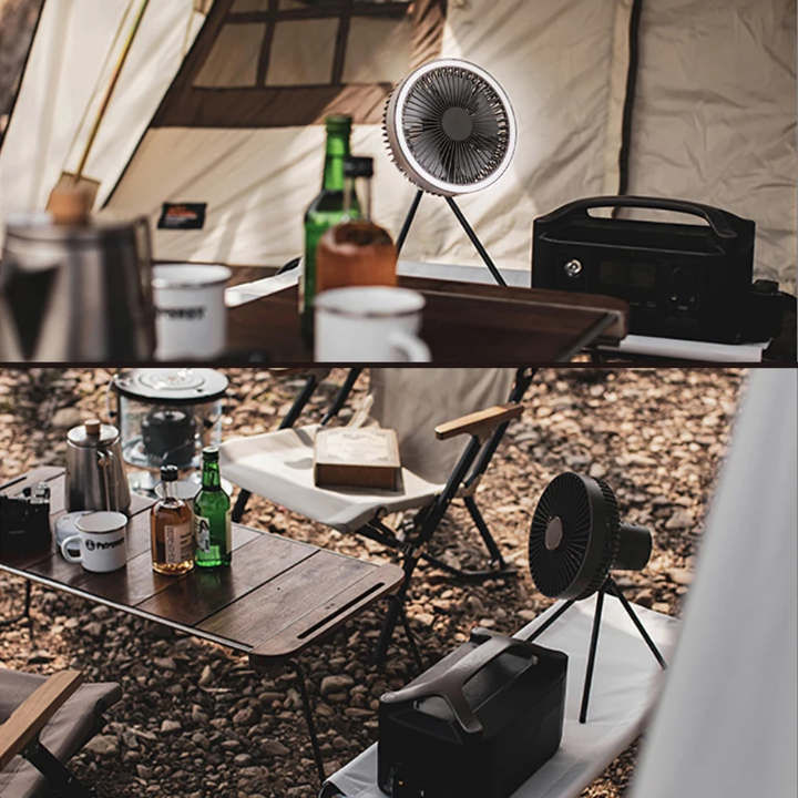 Venturo – Camping Ventilator met LED &amp; 10000mAh Batterij – Outdoor &amp; Tent VestraGear