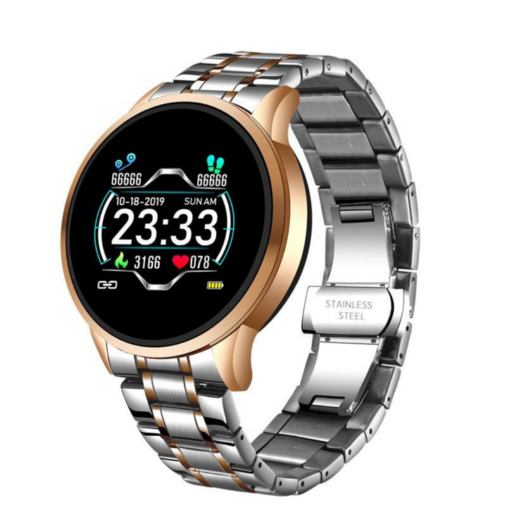 Chroniq Classic Smartwatch – Diseño Atemporal con Funciones Inteligentes de Salud
