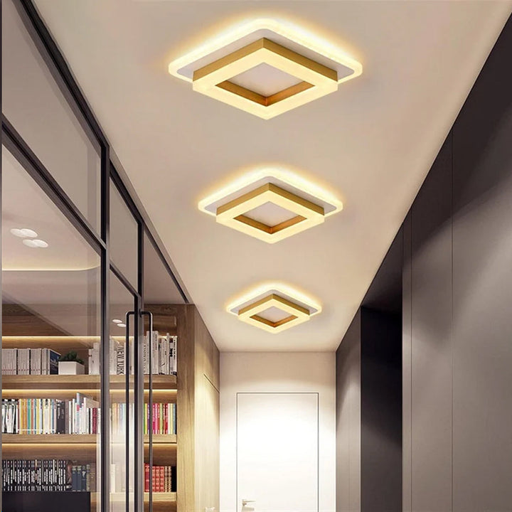 Vierkante LED plafondlamp – Dimbaar licht, modern design &amp; energiezuinig