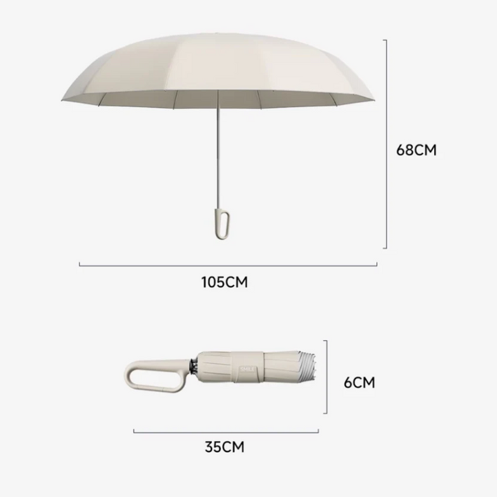 Guarda-chuva Ultra Resistente ao Vento – Automático, Reflector e Design Durável