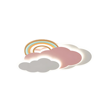 Lámpara de techo LED Pinky - Lámpara de techo arcoíris para habitación infantil