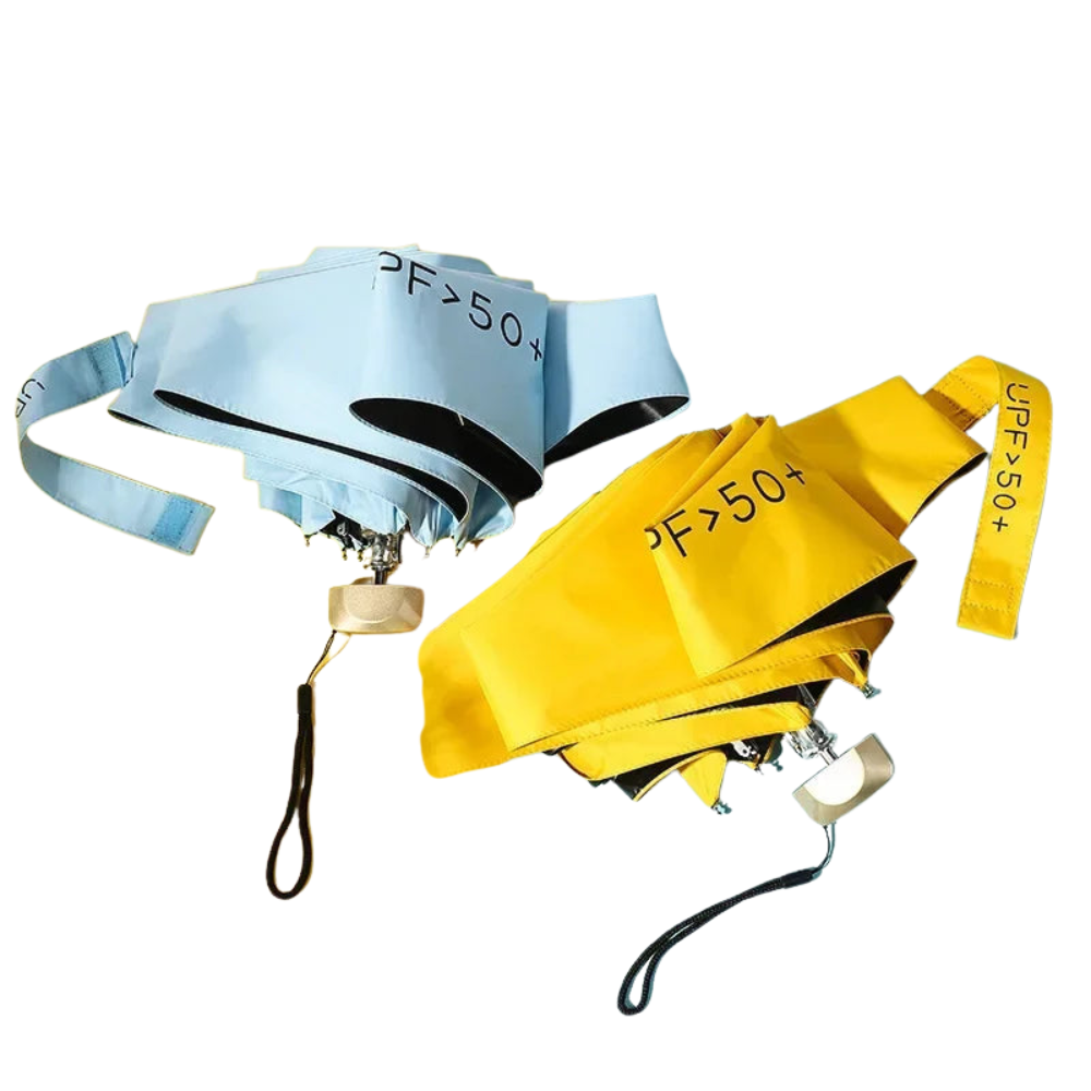 SkyShield Mini paraigua – Paraigua compacte plegable amb protecció UV i disseny resistent al vent