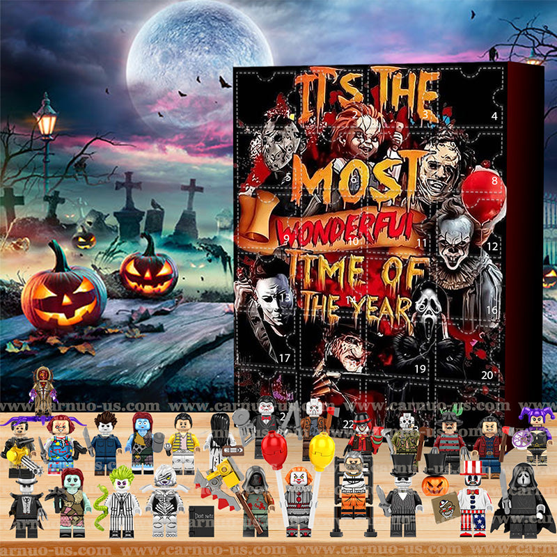 CreepCount – Calendario de Adviento de Halloween con figuras de horror (31 días)