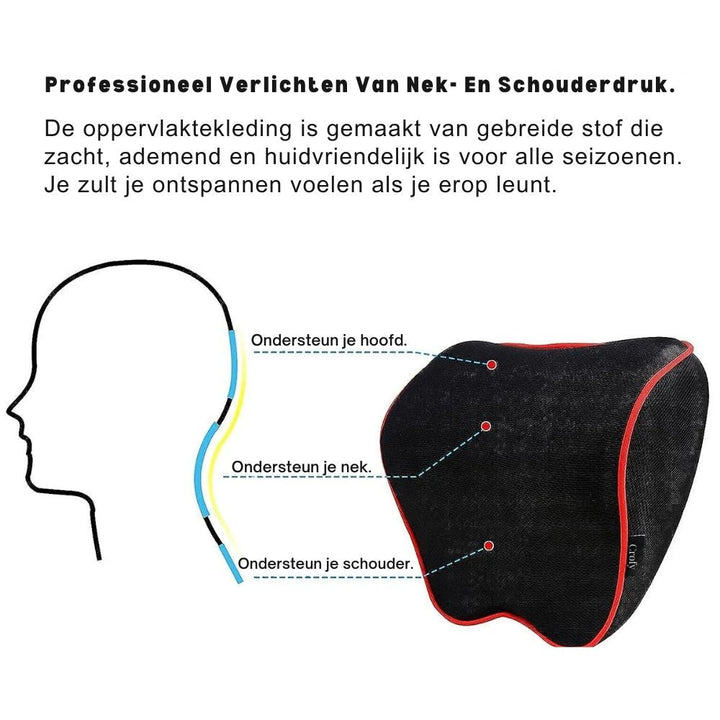 2 Pack Autonekkussen Vestragear