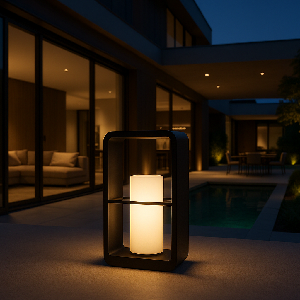 Luminara Lámpara Exterior IP65 – Resistente al Clima con Luz LED Cálida