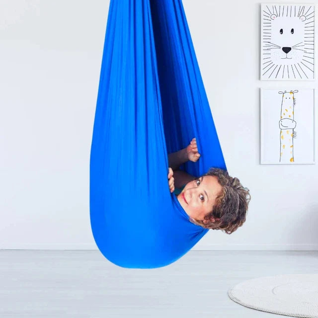 SensaSwing – Altalena Sospesa Sensoriale Morbida per Bambini con Effetto Calmante