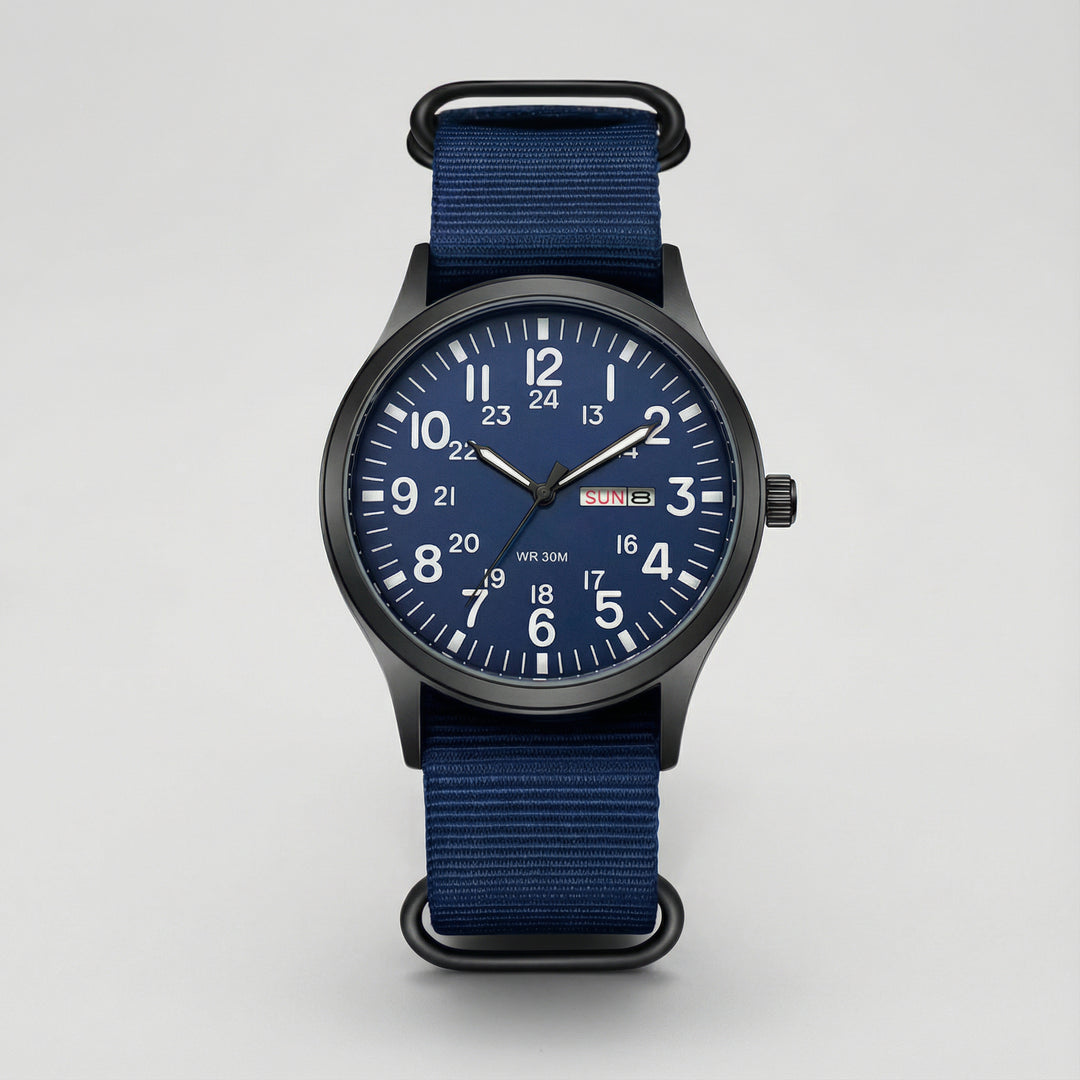 Outdoor Herenhorloge – 100m Waterdicht, Saffierglas &amp; Quartz Uurwerk