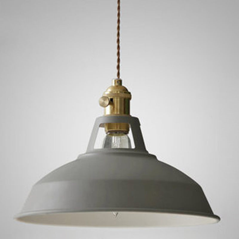 LuzRetroca hanglamp – Vintage industriële metalen plafondlamp met klassiek zwart design