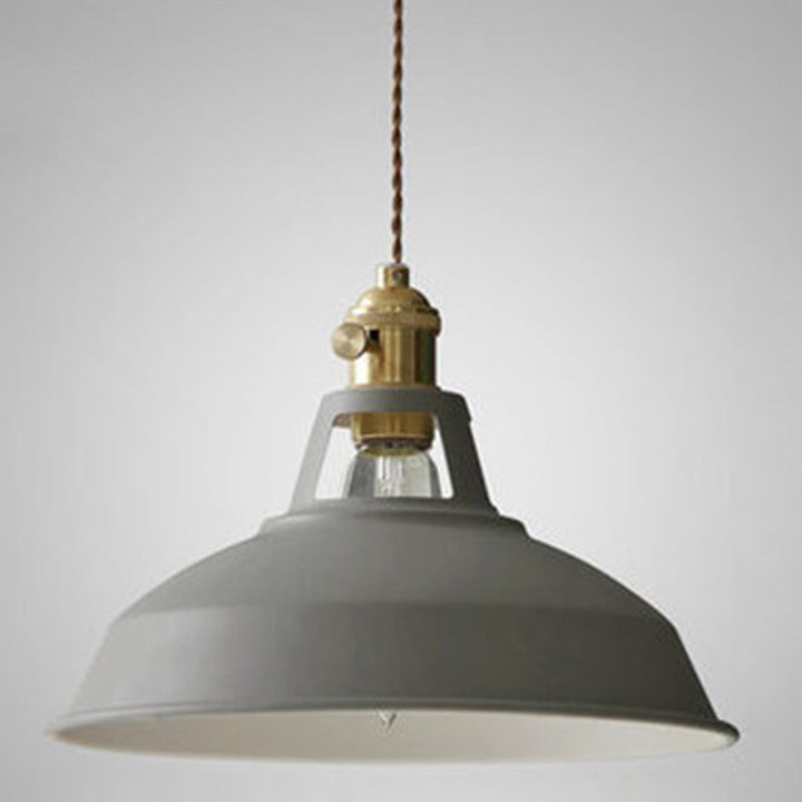 LuzRetroca hanglamp – Vintage industriële metalen plafondlamp met klassiek zwart design