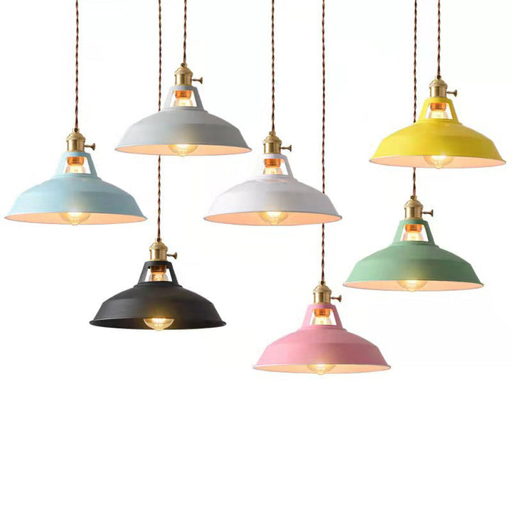 LuzRetroca hanglamp – Vintage industriële metalen plafondlamp met klassiek zwart design