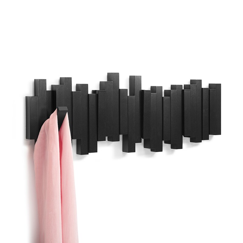 Kapstok met Magnetische Klapbare Haken en Houten Opties Vestragear