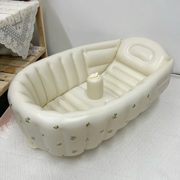 BubbleNest Opblaasbaar Babybadje – Lichtgewicht BPA-vrij bad voor reizen &amp; klein wonen