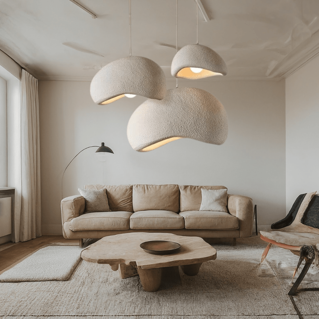 Lámpara colgante Liora – Vidrio y metal regulable para comedor o sala de estar