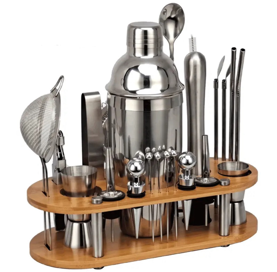 Mixora – Set cocktail professionale 23 pezzi (350–750 ml) kit da bar