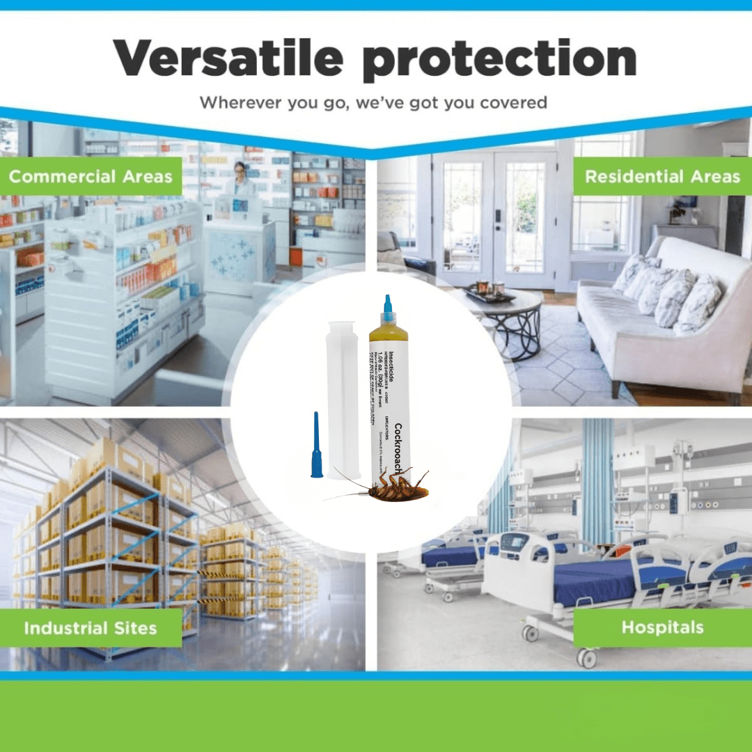 Gel para cucarachas – Acción rápida, aplicación dirigida y protección duradera