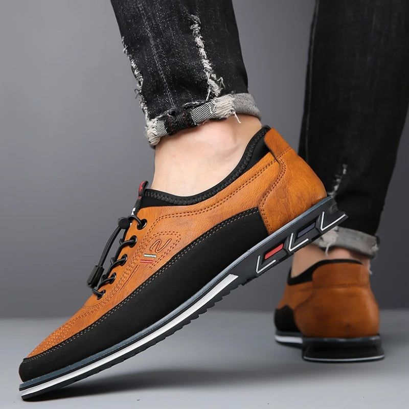Berliano – Heren Oxford schoenen met veters & ademend comfort