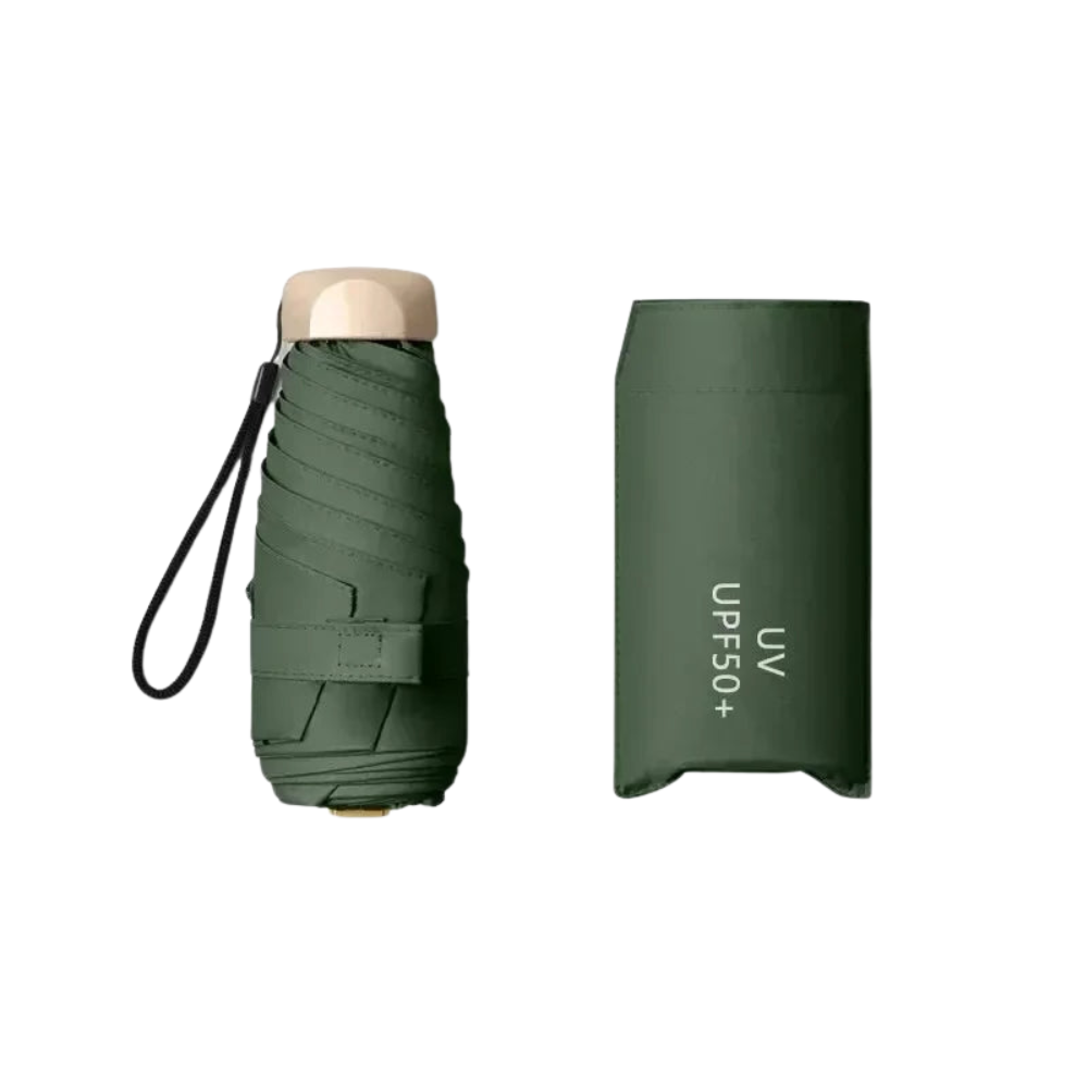 SkyShield Mini paraigua – Paraigua compacte plegable amb protecció UV i disseny resistent al vent