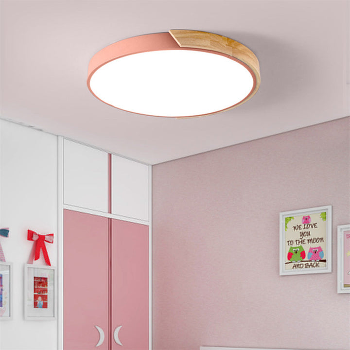 Coloria Plafondlamp – Ronde LED-Verlichting met Kleurrijke Afwerking en Modern Design