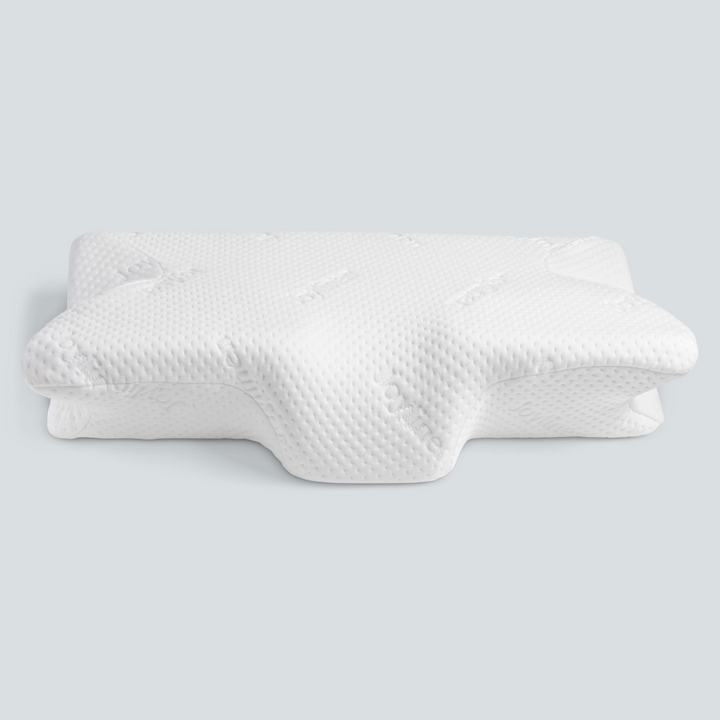 Somnora DreamBliss Almofada de Cabeça – Design Ergonómico em Forma de Borboleta contra Dor no Pescoço
