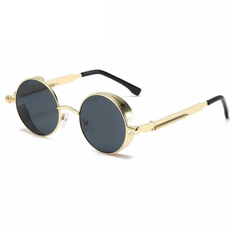 RetroLux Ronde Vintage Zonnebril – Unisex met UV400 Bescherming