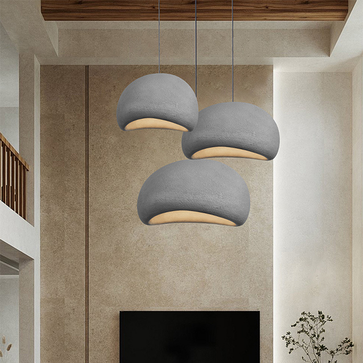 Serinori – Lámpara colgante Wabi Sabi diseño de nubes – Luz japonesa relajante