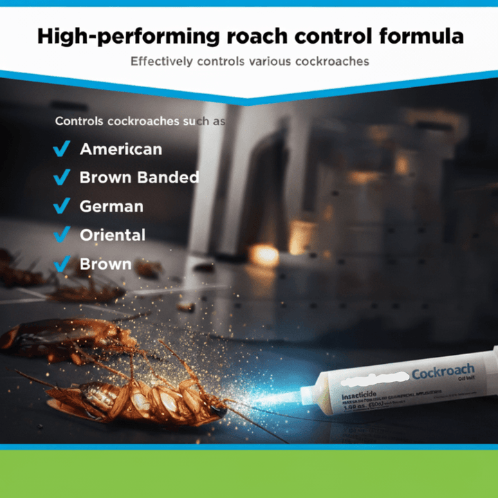 Gel para baratas – Ação rápida, aplicação direcionada e proteção duradoura