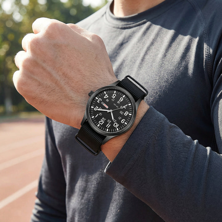 Outdoor Herenhorloge – 100m Waterdicht, Saffierglas &amp; Quartz Uurwerk