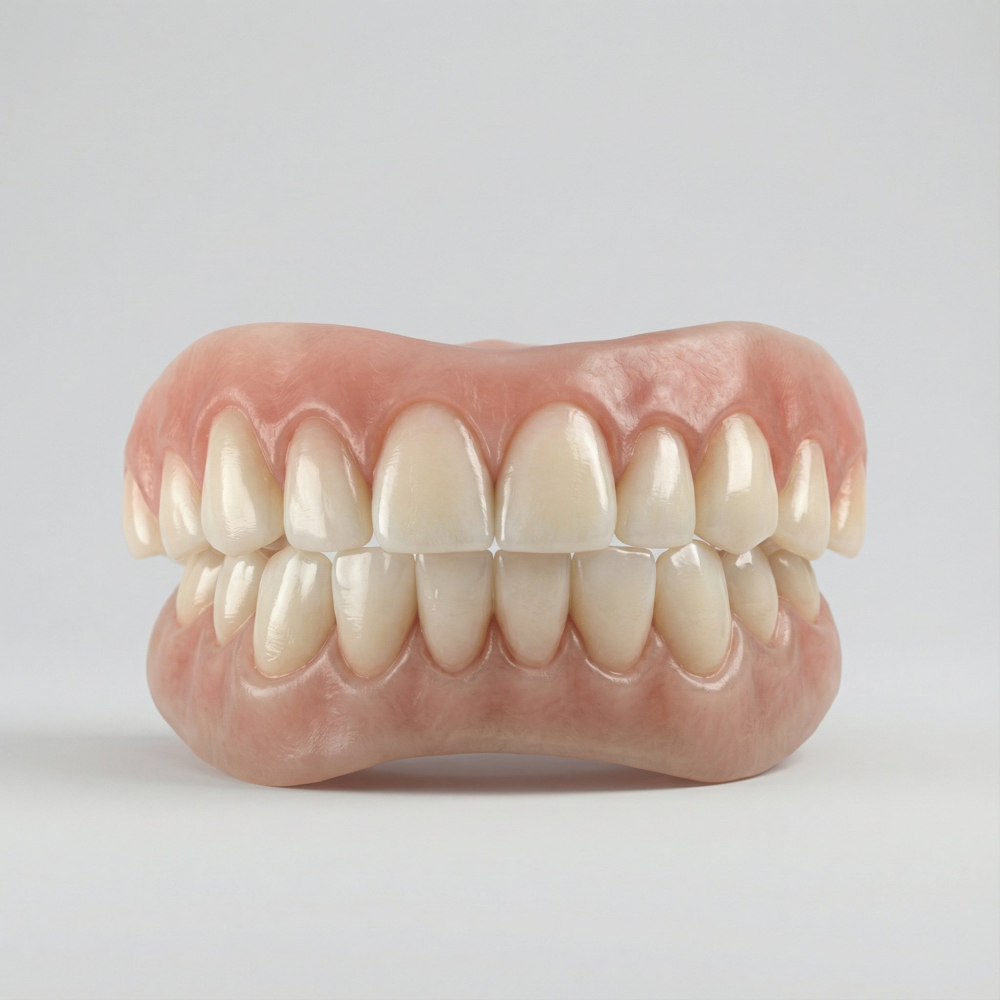 SmileLine Kit de Silicona para Próteses Dentais – Conxunto de dentadura flexible para adultos con axuste natural e confort